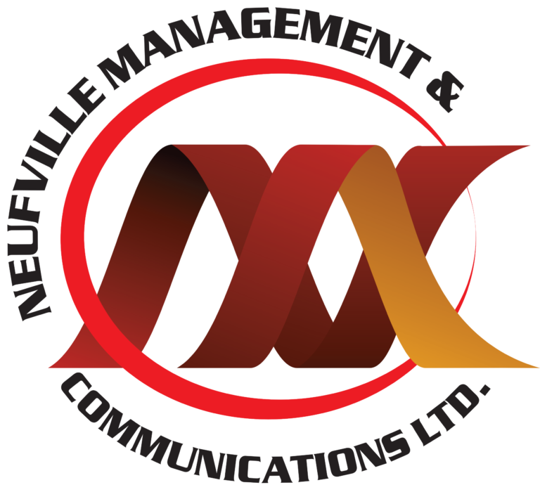 NEUFVILLE MANAGEMENT and COMMUNICATIONS LOGO 768x700